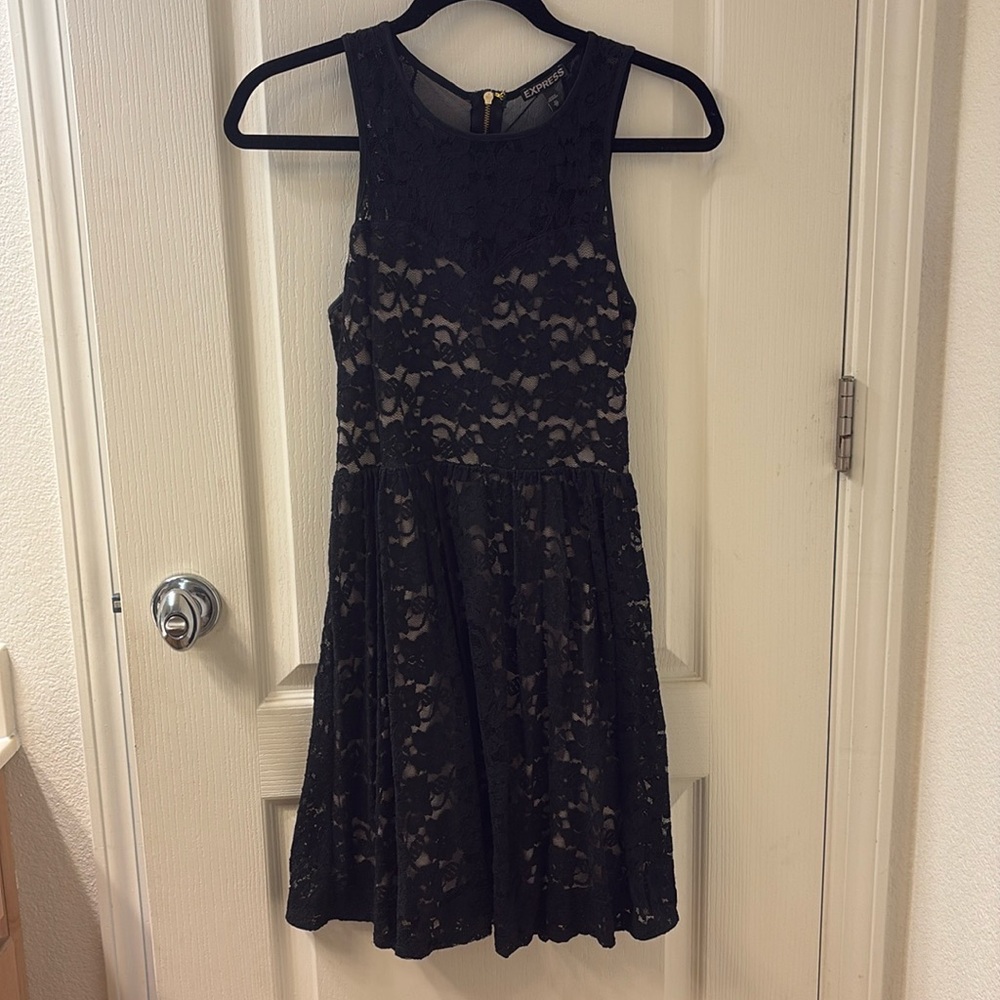 Express Lace skater dress size XS